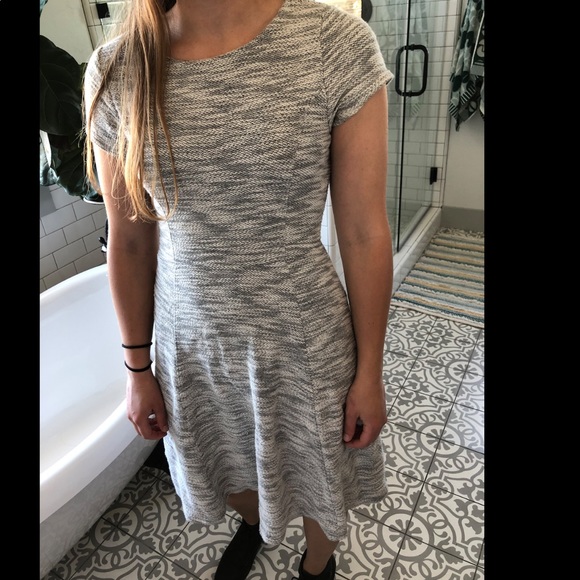 Gray heathered short sleeve dress - Picture 5 of 5